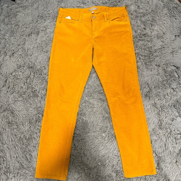Banana Republic Yellow Corduroy Pants - Picture 1 of 4